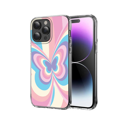 💙❤️🦋 Colorful Heart Butterfly Phone Case