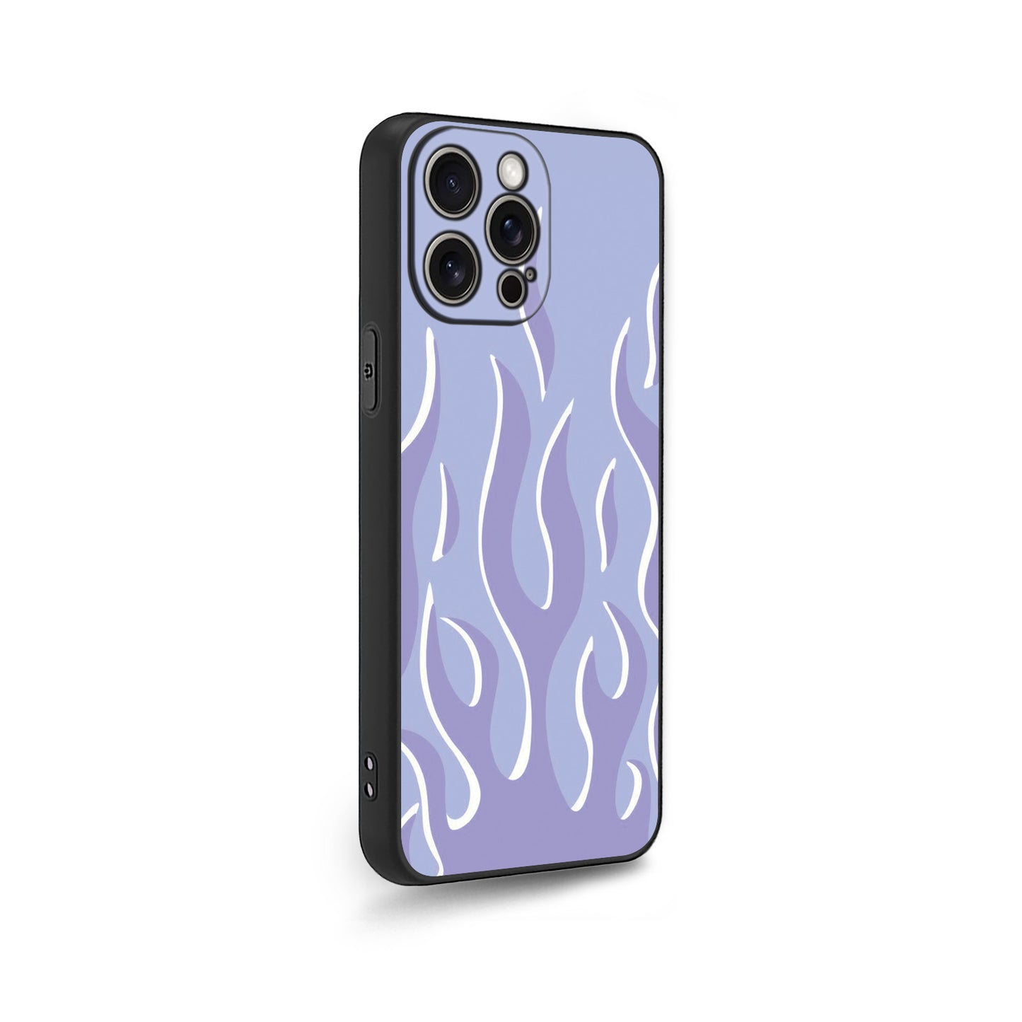 💜🔥 Purple Flame Aesthetic Phone Case