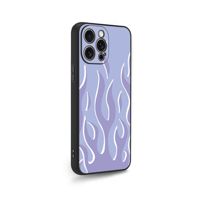 💜🔥 Purple Flame Aesthetic Phone Case
