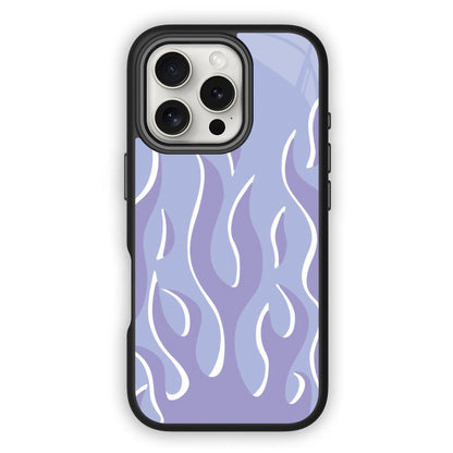 💜🔥 Purple Flame Aesthetic Phone Case