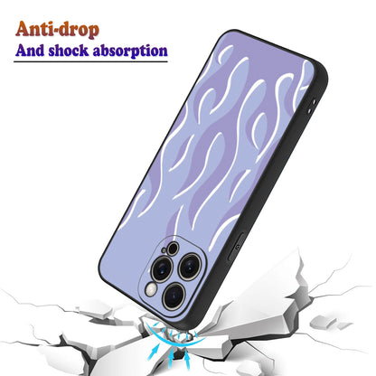 💜🔥 Purple Flame Aesthetic Phone Case