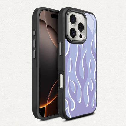 💜🔥 Purple Flame Aesthetic Phone Case
