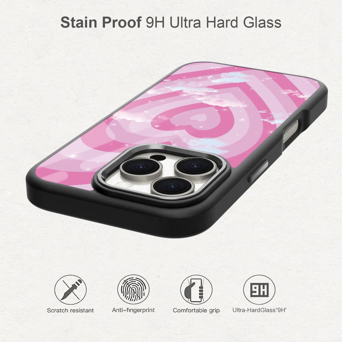 💖 Pink Heart Pattern Phone Case