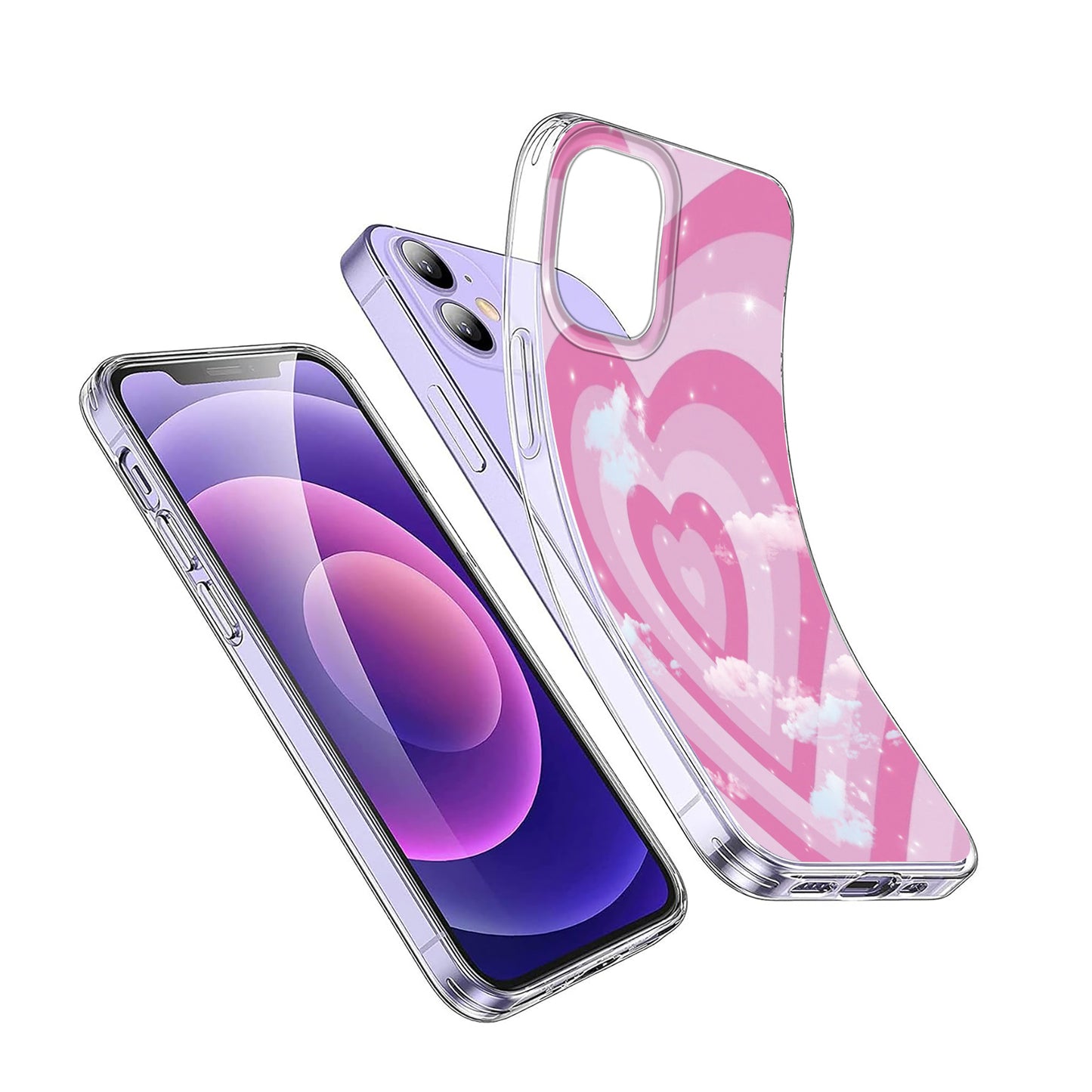 💖 Pink Heart Pattern Phone Case