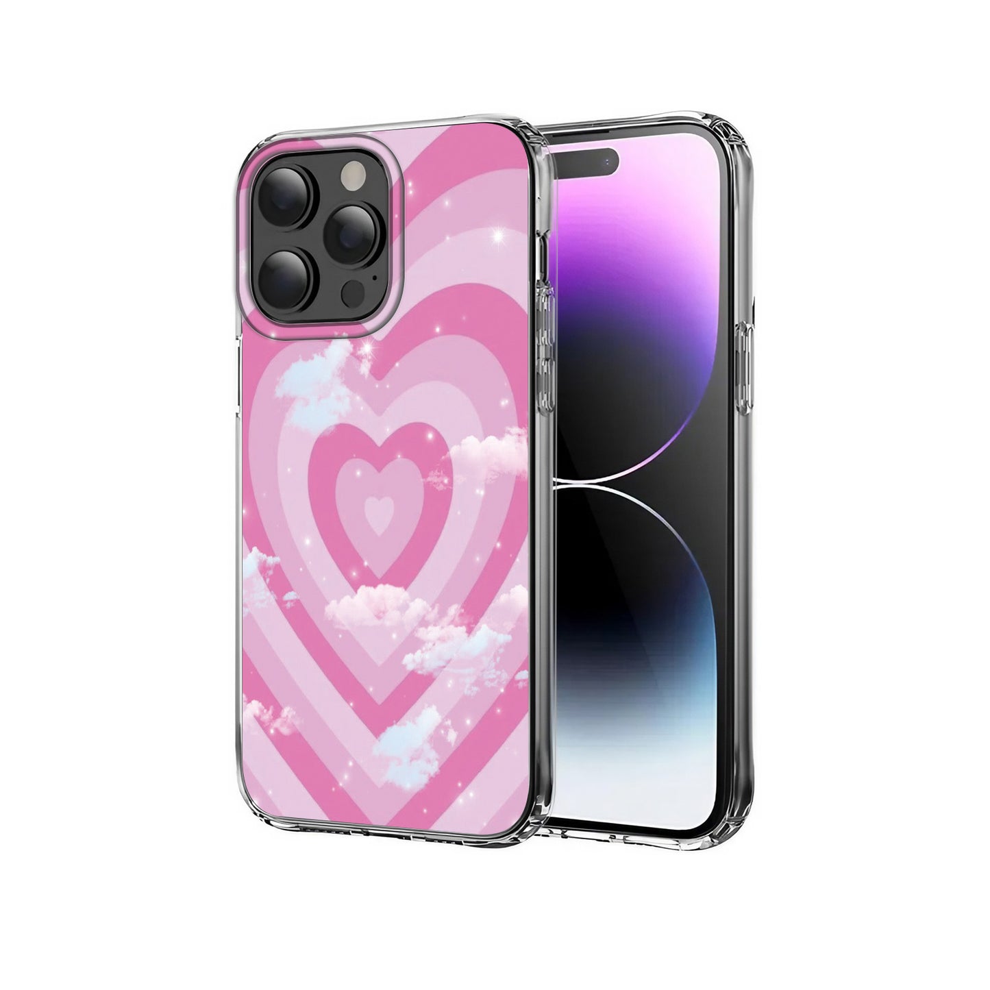 💖 Pink Heart Pattern Phone Case