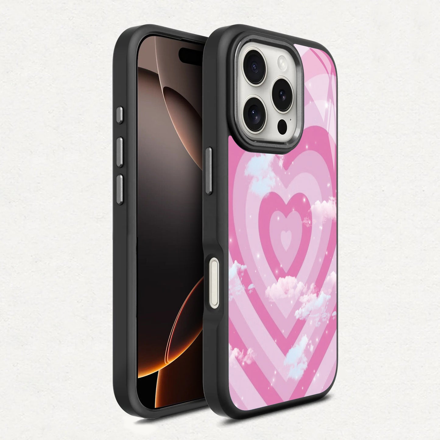 💖 Pink Heart Pattern Phone Case