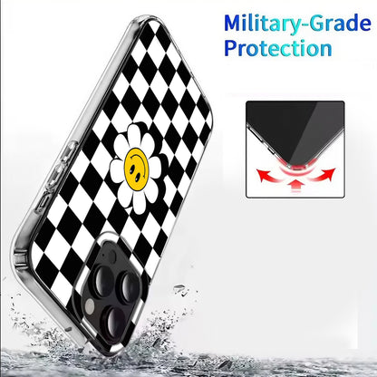 🌸 Flower with Smiley Face Phone Case