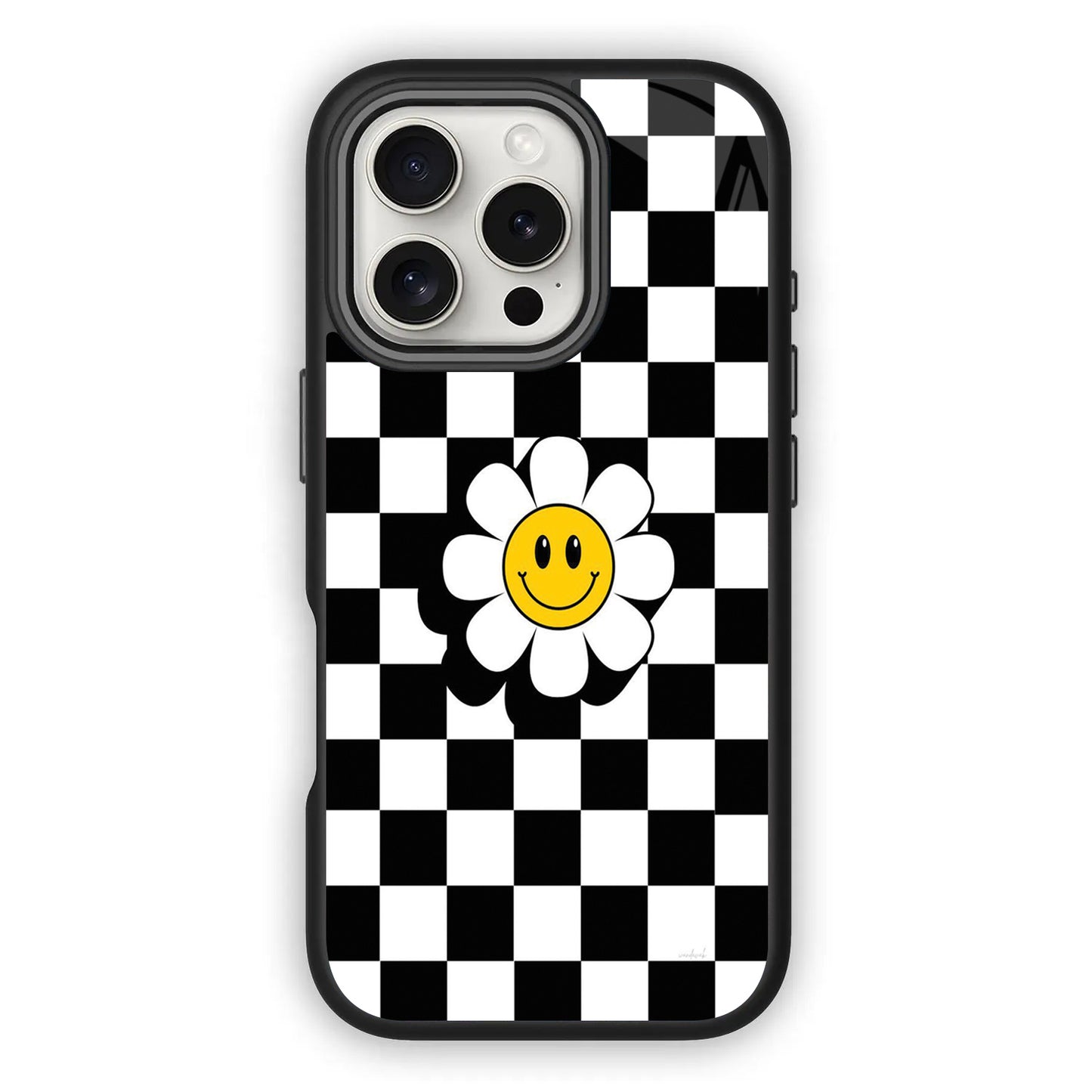 🌸 Flower with Smiley Face Phone Case