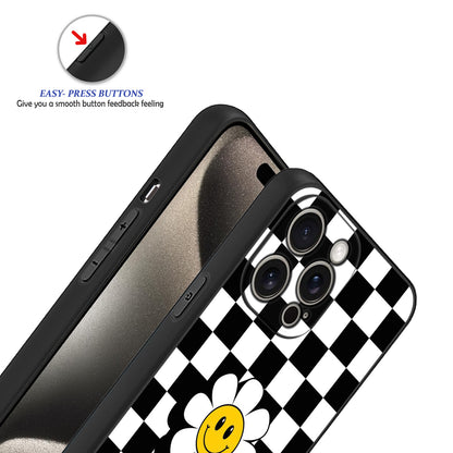 🌸 Flower with Smiley Face Phone Case