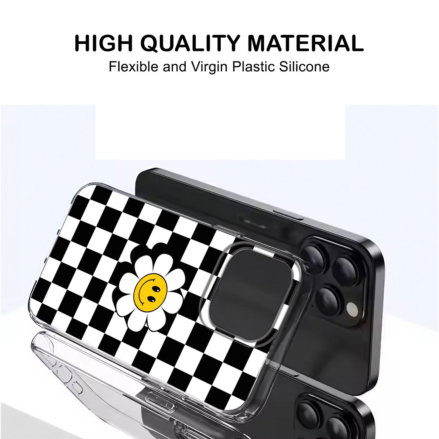 🌸 Flower with Smiley Face Phone Case