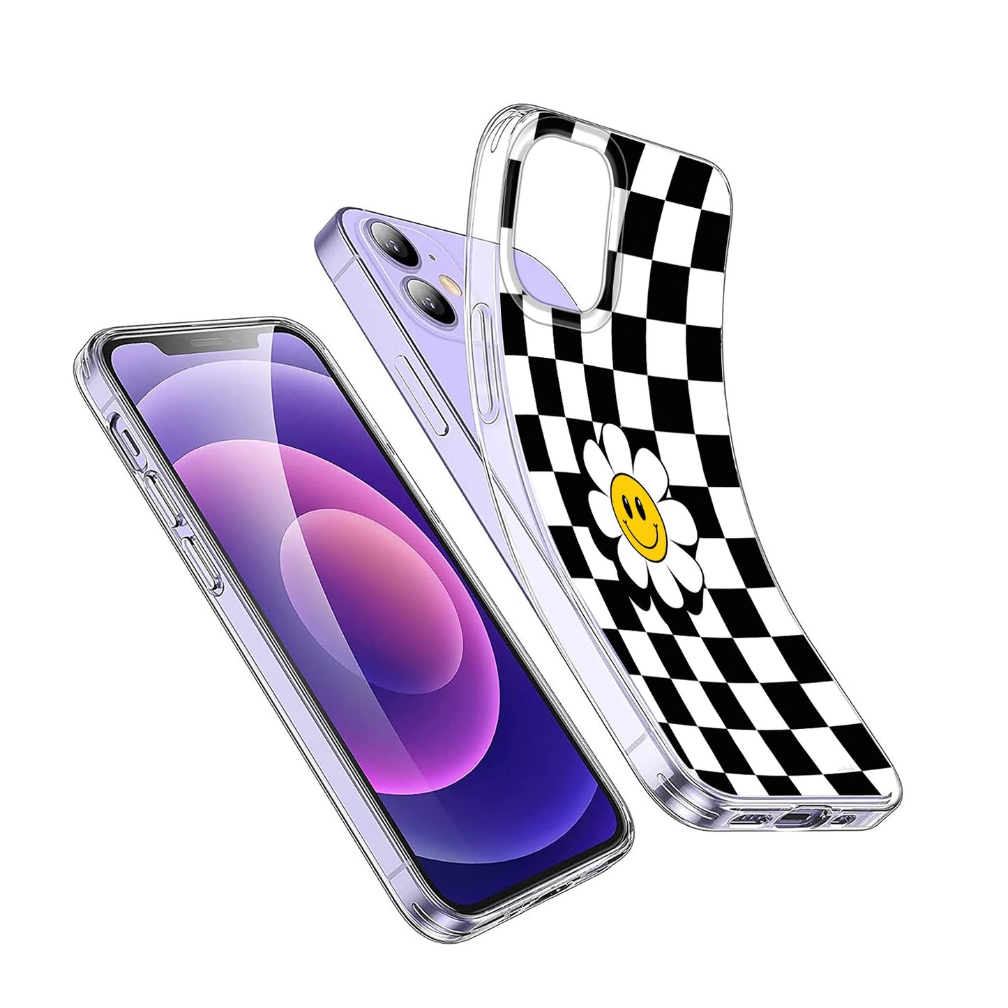 🌸 Flower with Smiley Face Phone Case