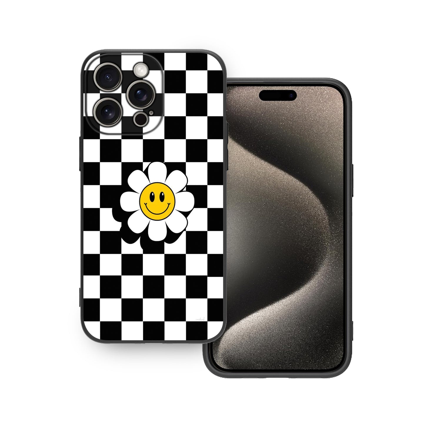 🌸 Flower with Smiley Face Phone Case