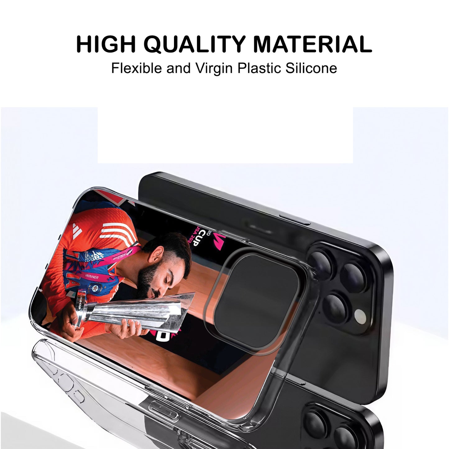 🏆 King Kohli Glory Phone Case