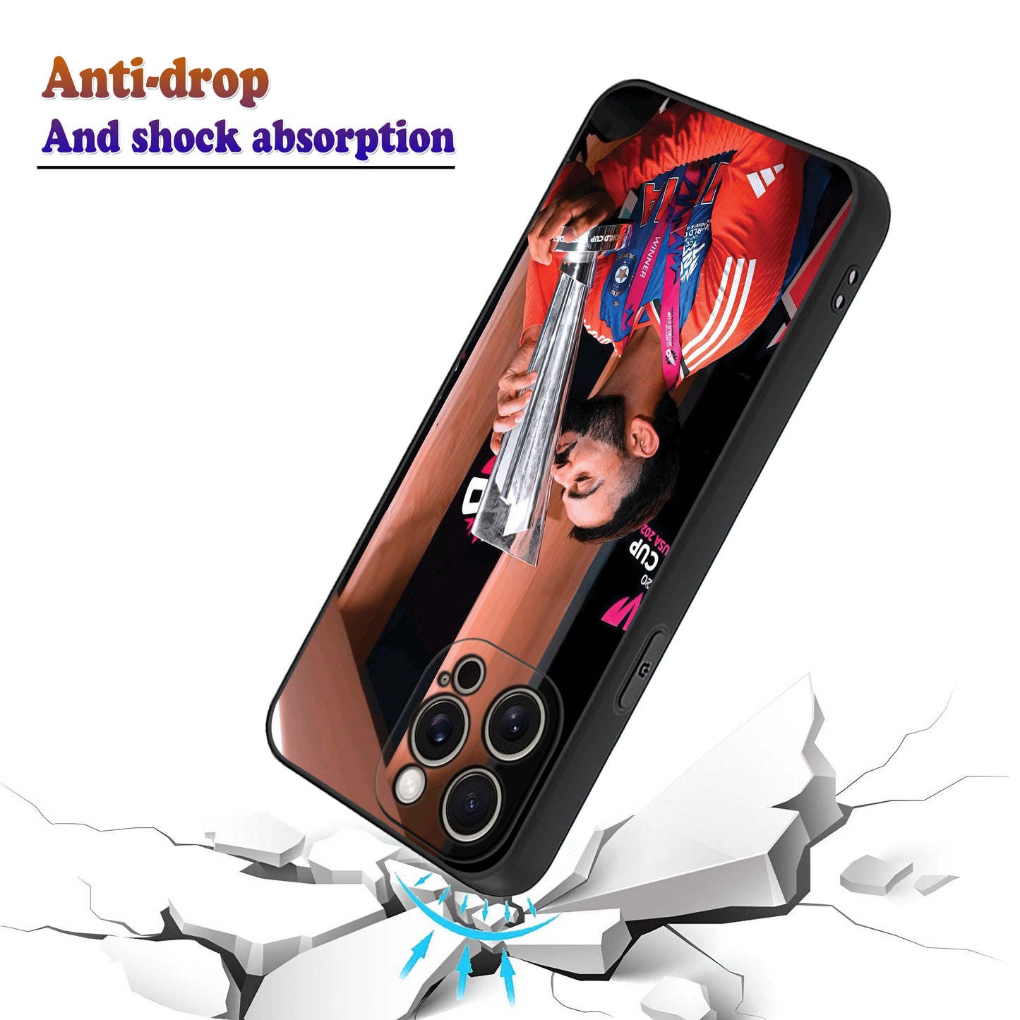 🏆 King Kohli Glory Phone Case