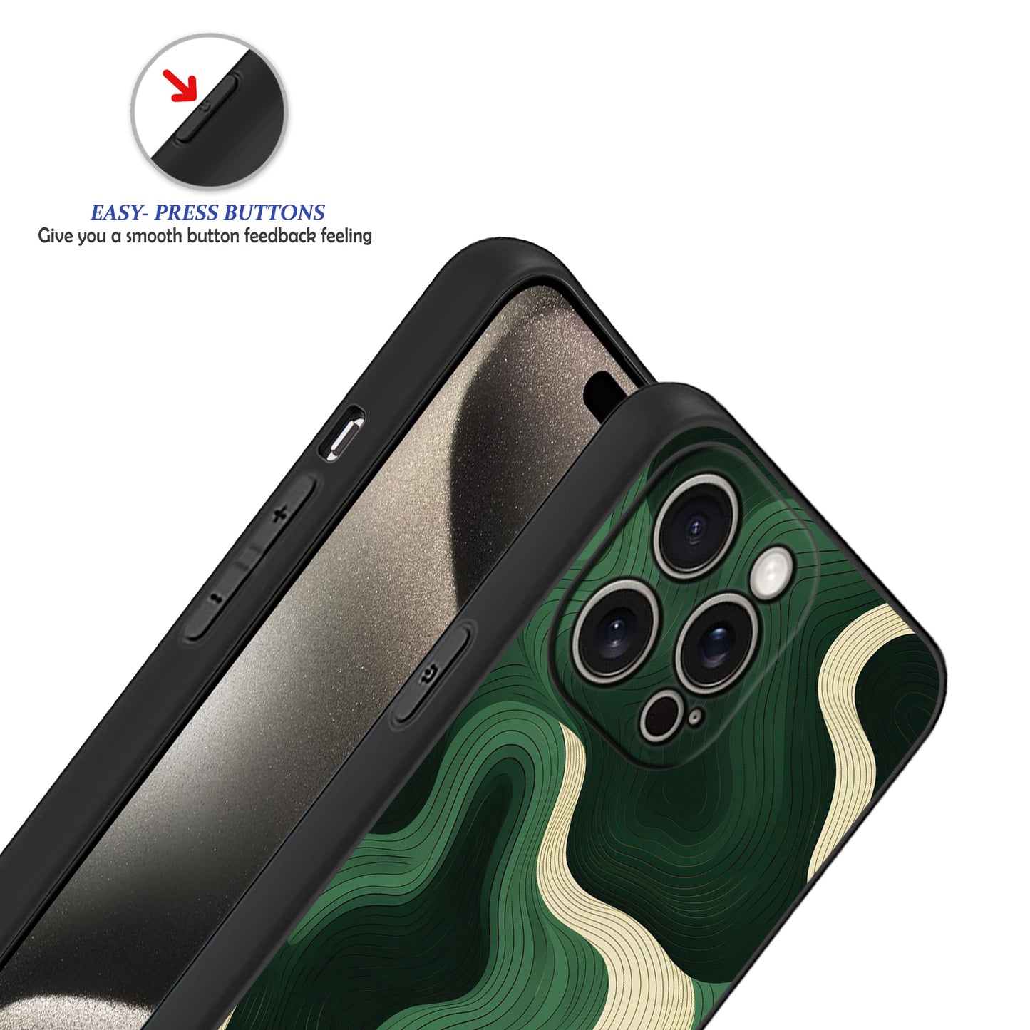 🎖 Camouflage Waves Aesthetic Phone Case
