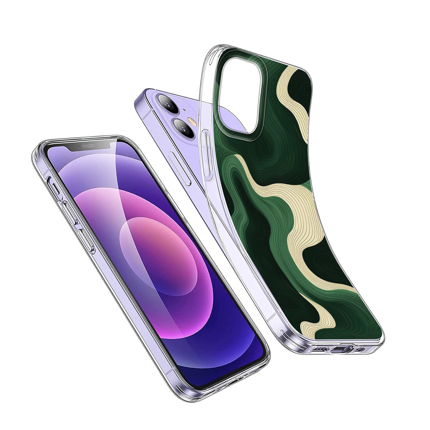 🎖 Camouflage Waves Aesthetic Phone Case