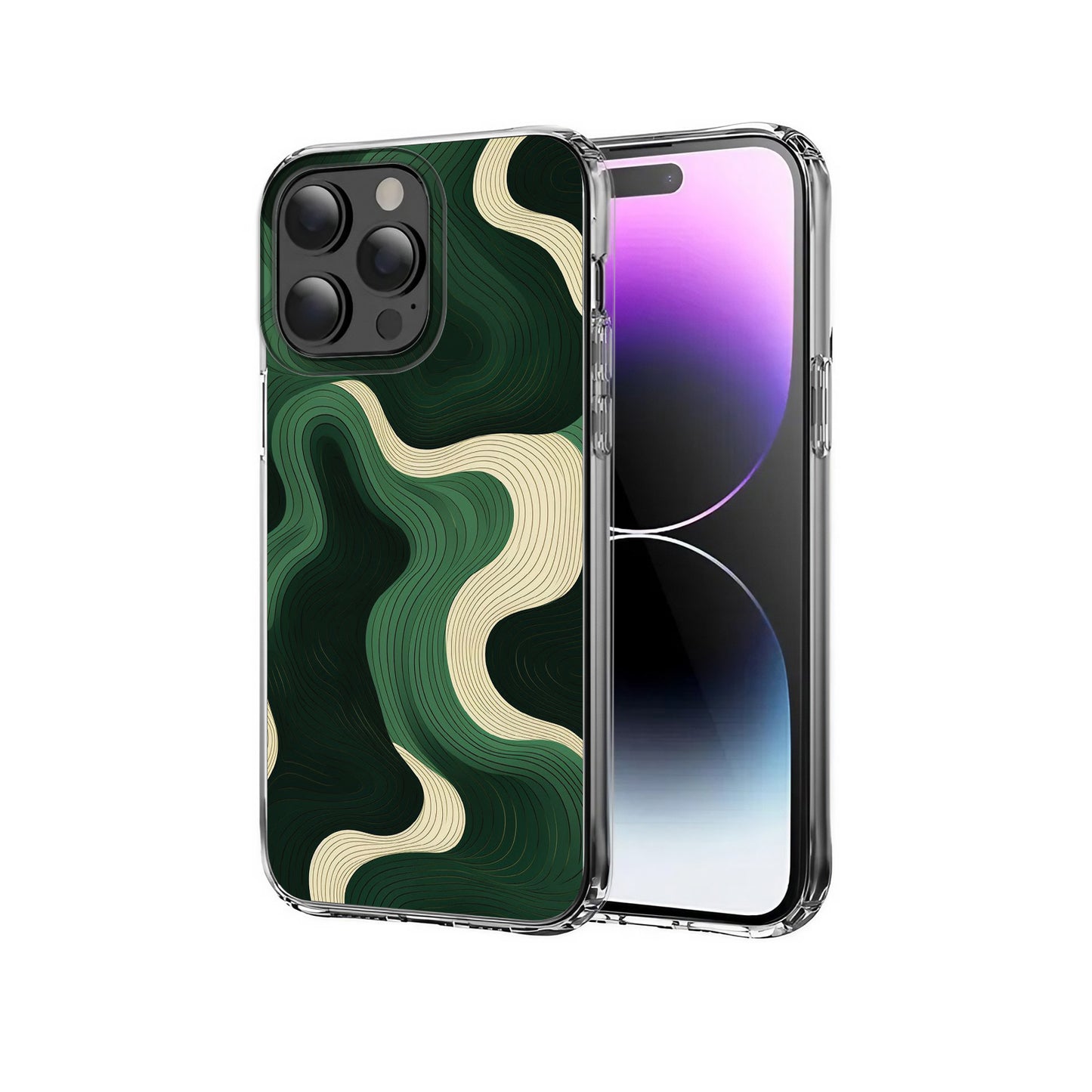 🎖 Camouflage Waves Aesthetic Phone Case