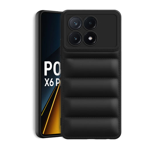 Puffer Back Cover for Poco X6 Pro