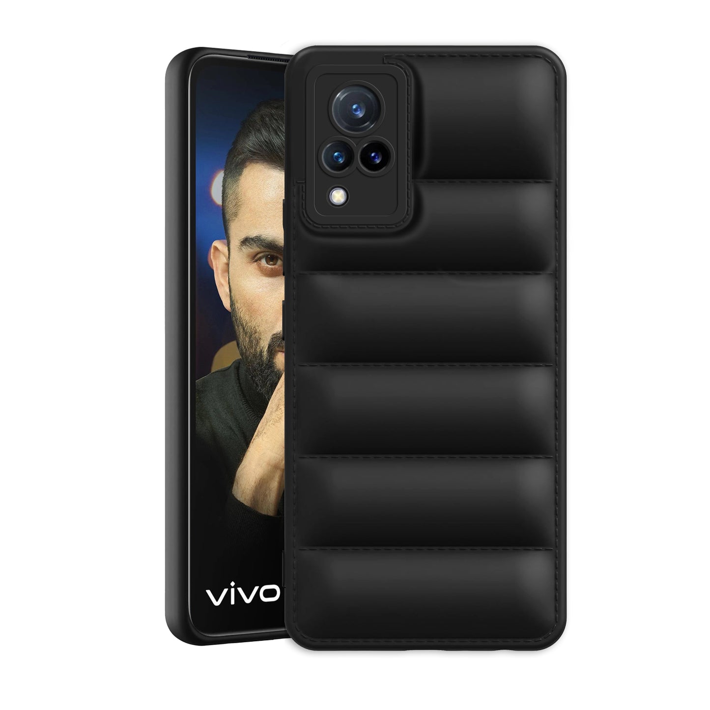 Puffer Back Cover for Vivo V21