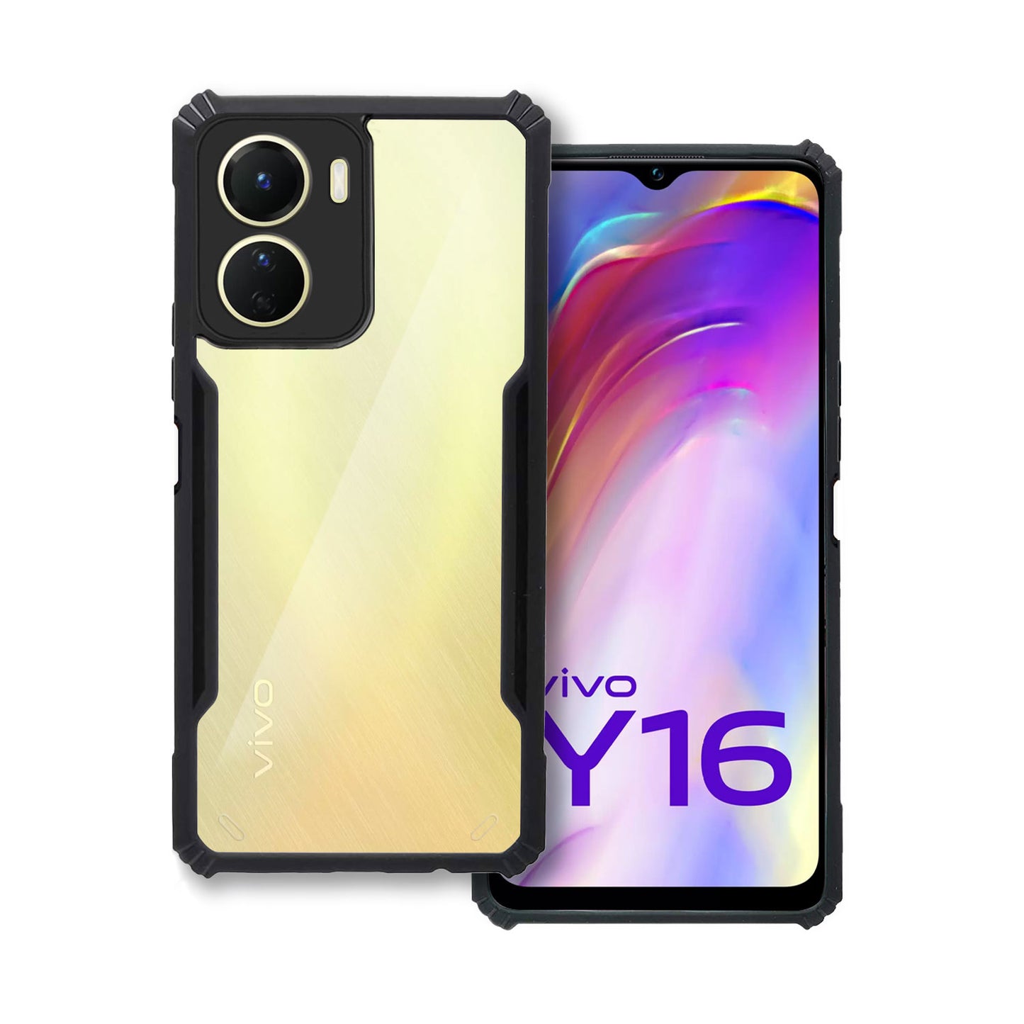 360 Degree Protection Back Cover For Vivo Y02s