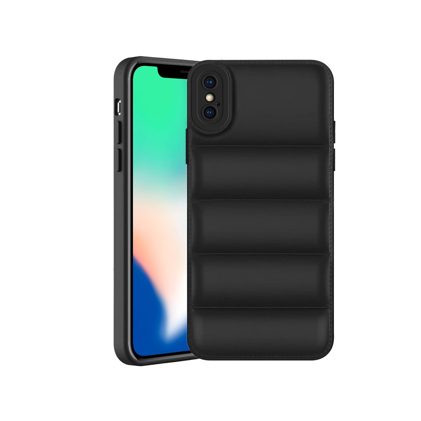 Puffer Back Cover for Apple iPhone X