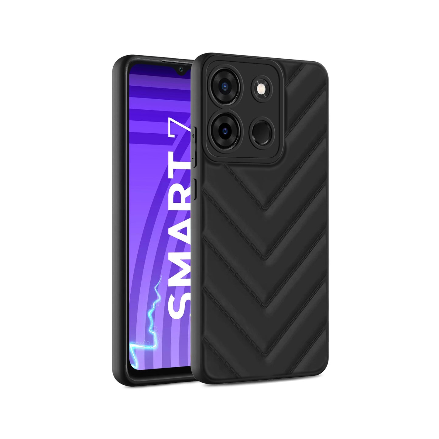 Wave Cushioned Back Cover for Infinix Smart 7