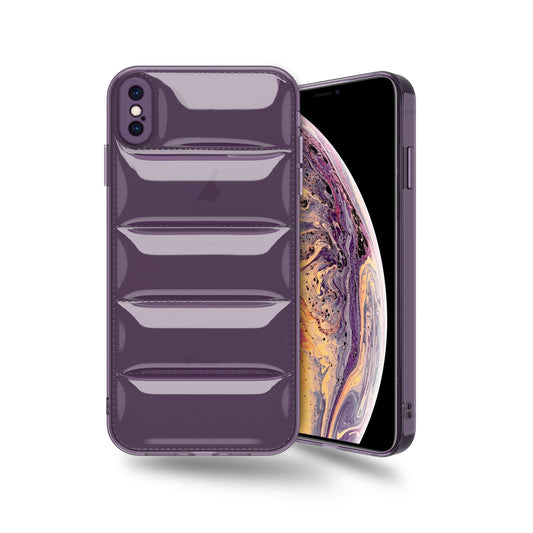 Ultra-Thin Transparent Puffer Back Cover for Apple iPhone Xs Max