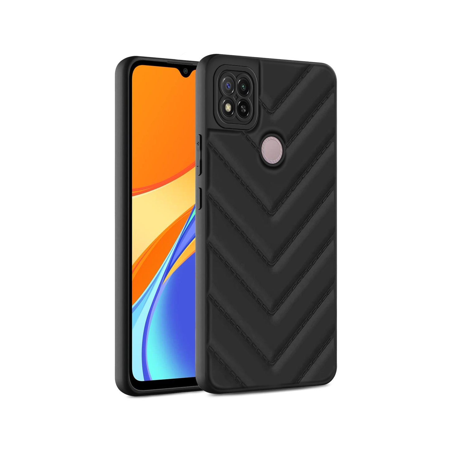 Wave Cushioned Back Cover for Redmi 9C