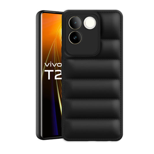 Puffer Back Cover for Vivo T2 Pro