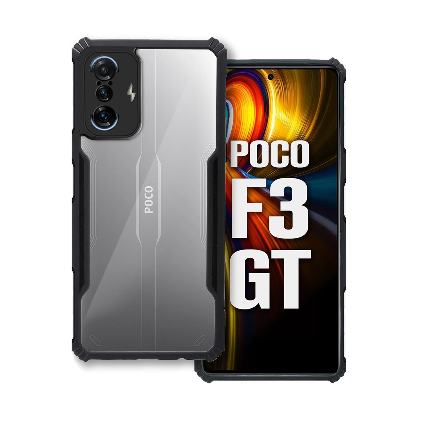 360 Degree Protection Back Cover For Poco F3 GT