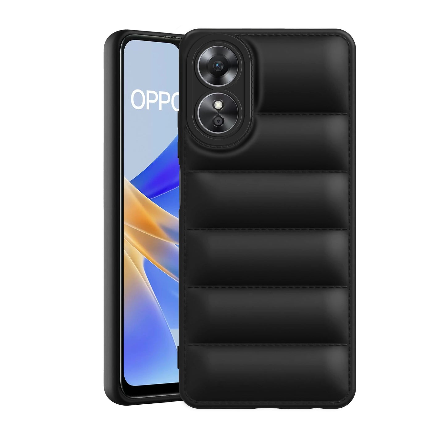 Puffer Back Cover for Oppo A17