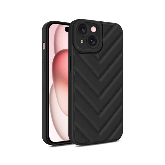 Wave Cushioned Back Cover for Apple iPhone 15 Plus