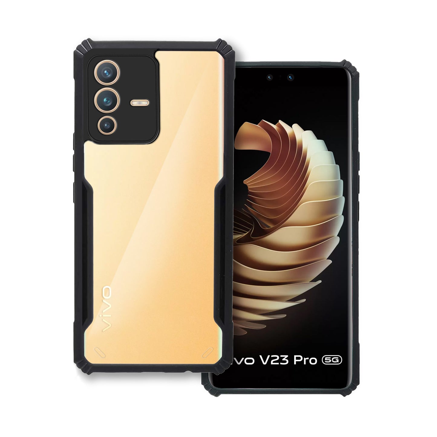 360 Degree Protection Back Cover For Vivo V23 Pro