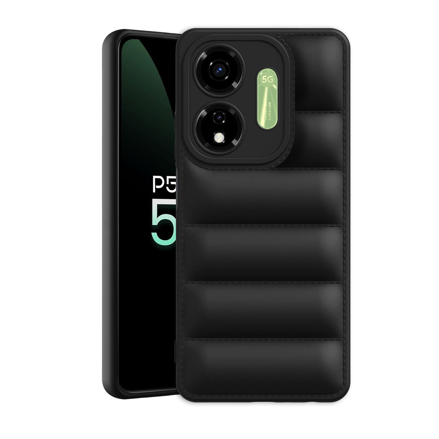 Puffer Back Cover for iTel P55 5G