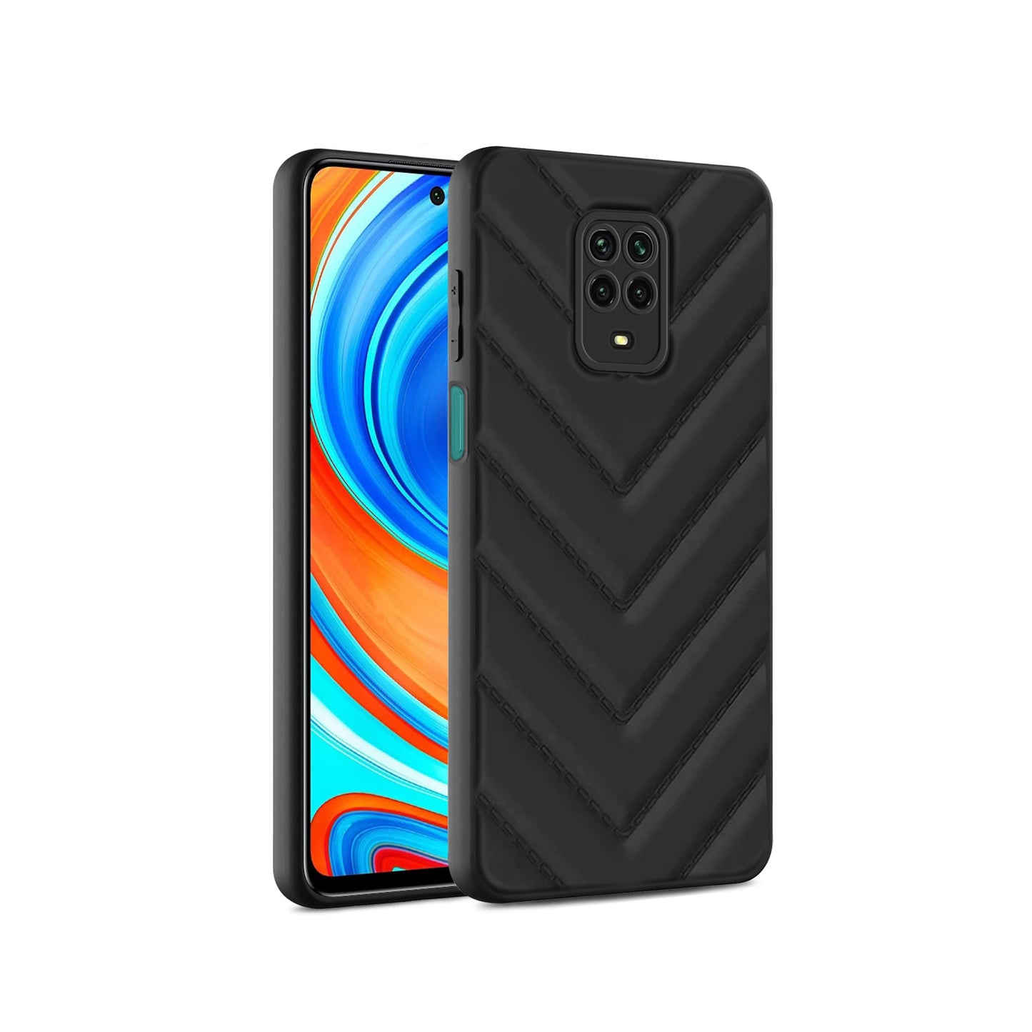 Wave Cushioned Back Cover for Redmi Note 9 Pro