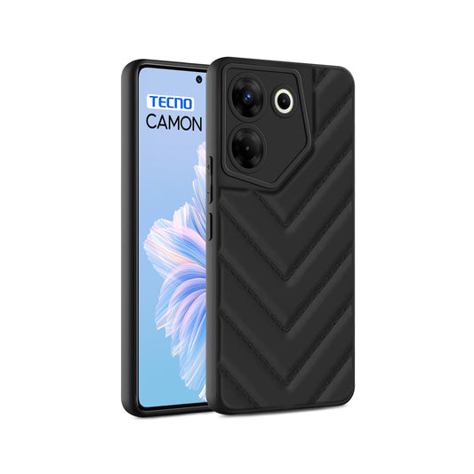 Wave Cushioned Back Cover for Tecno Camon 20 Pro