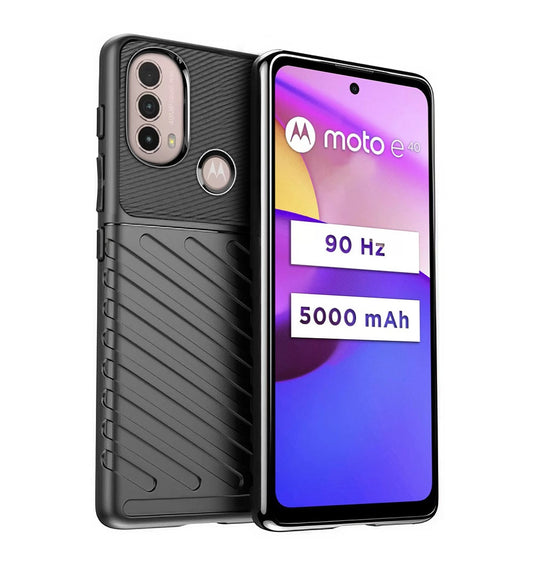 Thunderbolt Back Cover for Motorola Moto E40