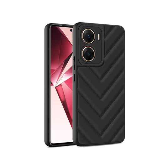 Wave Cushioned Back Cover for Vivo V29E