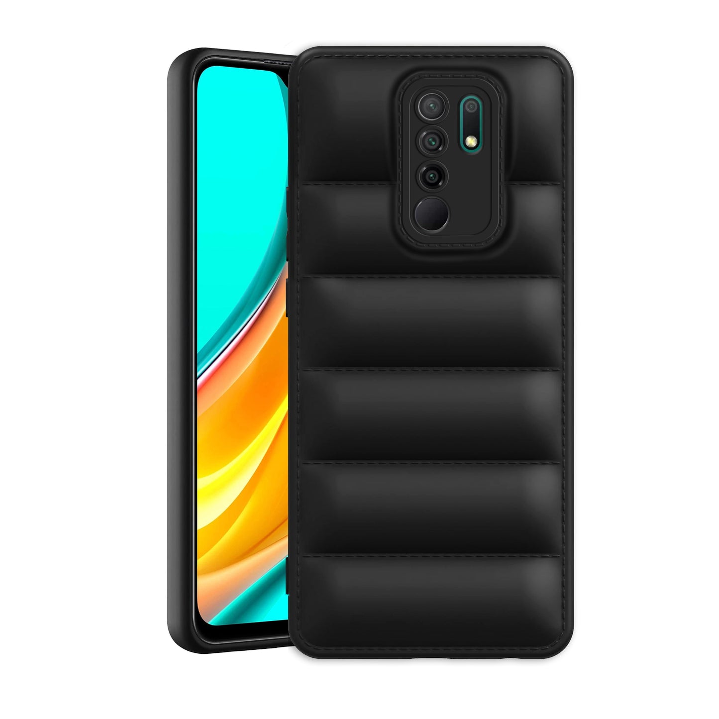 Puffer Back Cover for Redmi 9 Prime