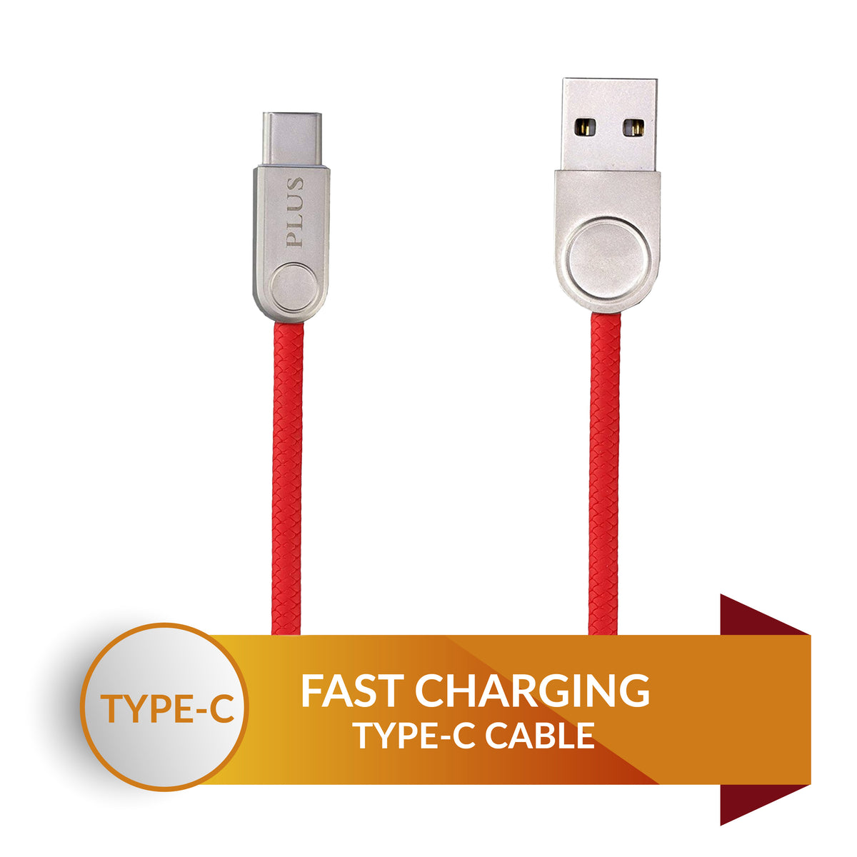 Plus Type C USB  Charging Cable (Random Colour)