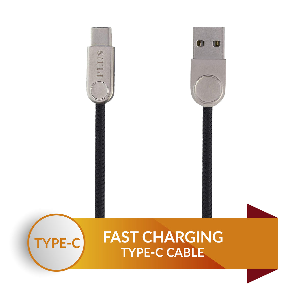 Plus Type C USB  Charging Cable (Random Colour)