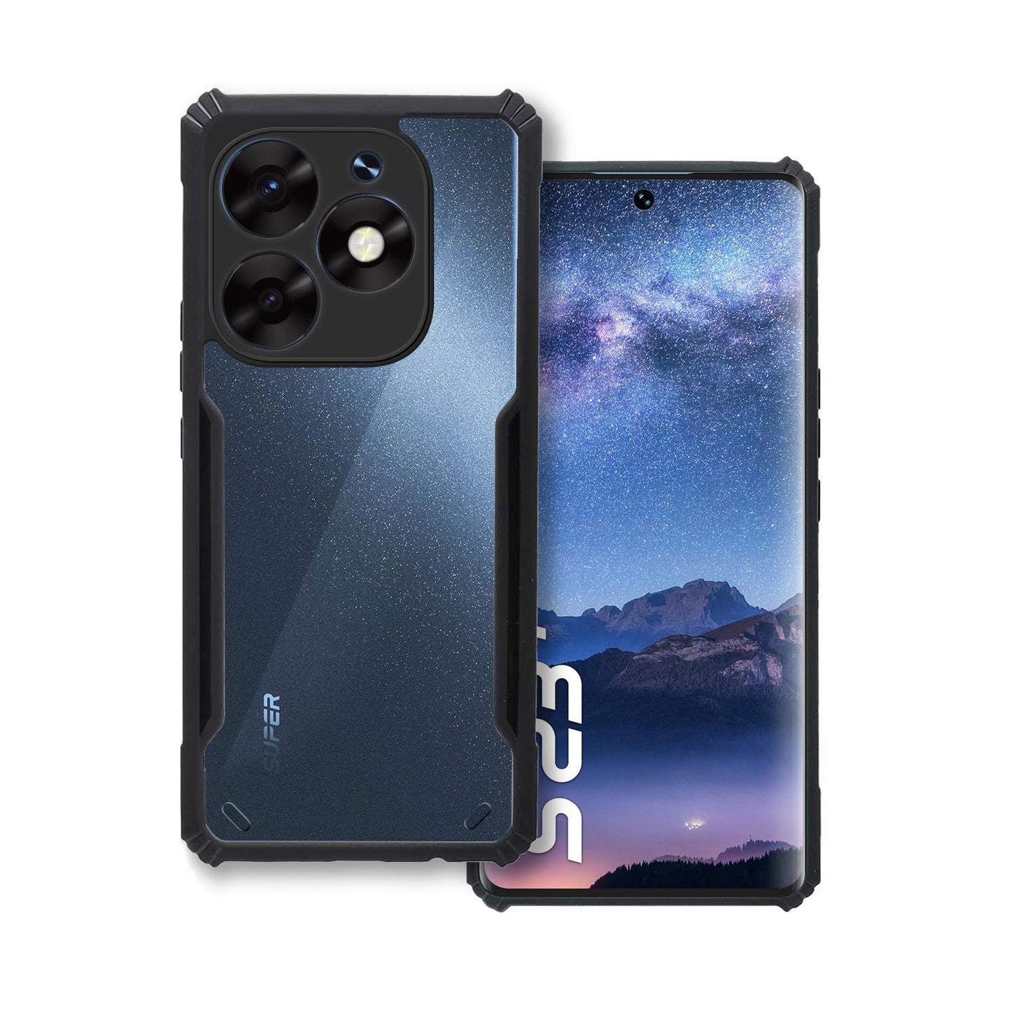 360 Degree Protection Back Cover For iTel S23 Plus