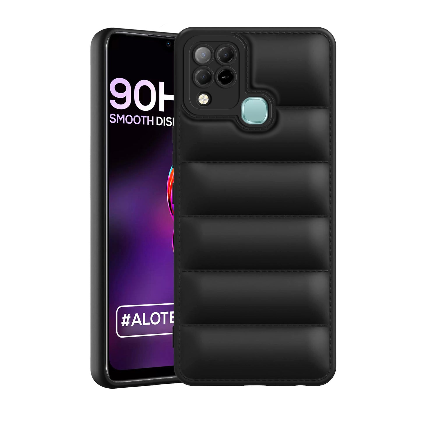 Puffer Back Cover for Infinix Hot 10s