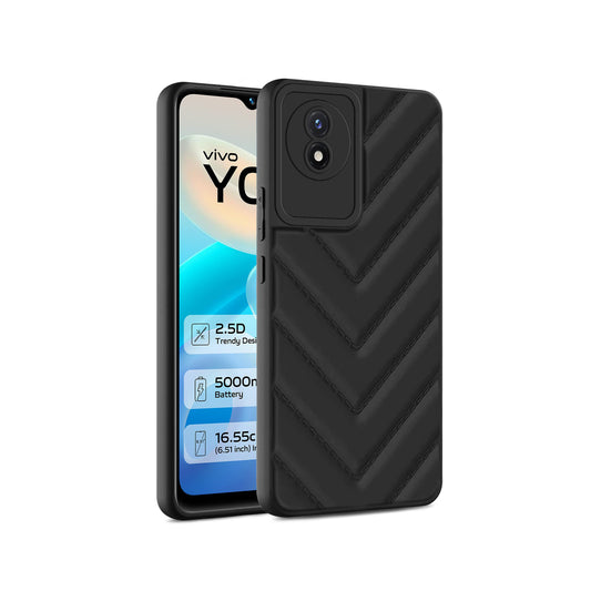 Wave Cushioned Back Cover for Vivo Y02