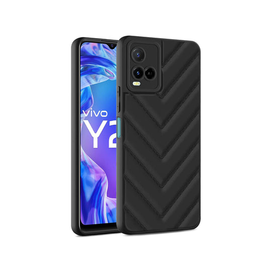 Wave Cushioned Back Cover for Vivo Y21 2021