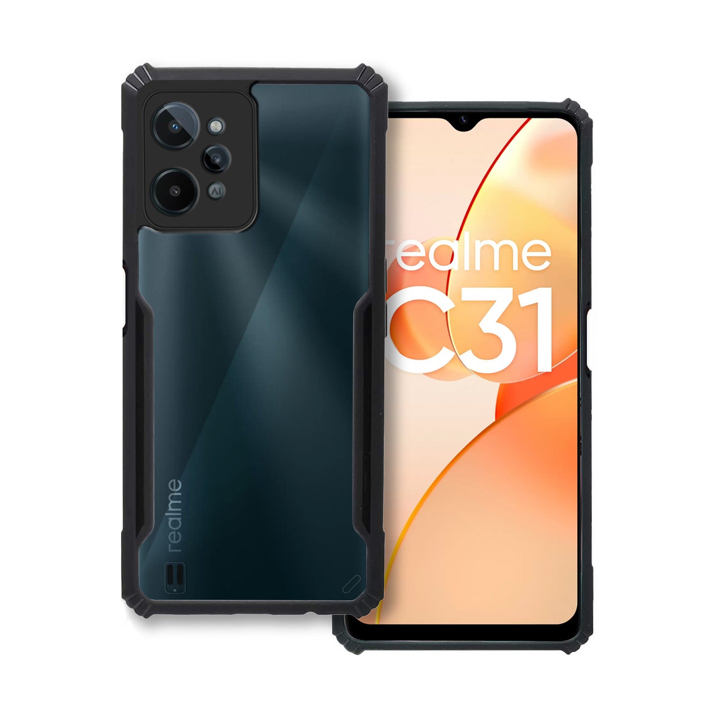 360 Degree Protection Back Cover For Realme C31