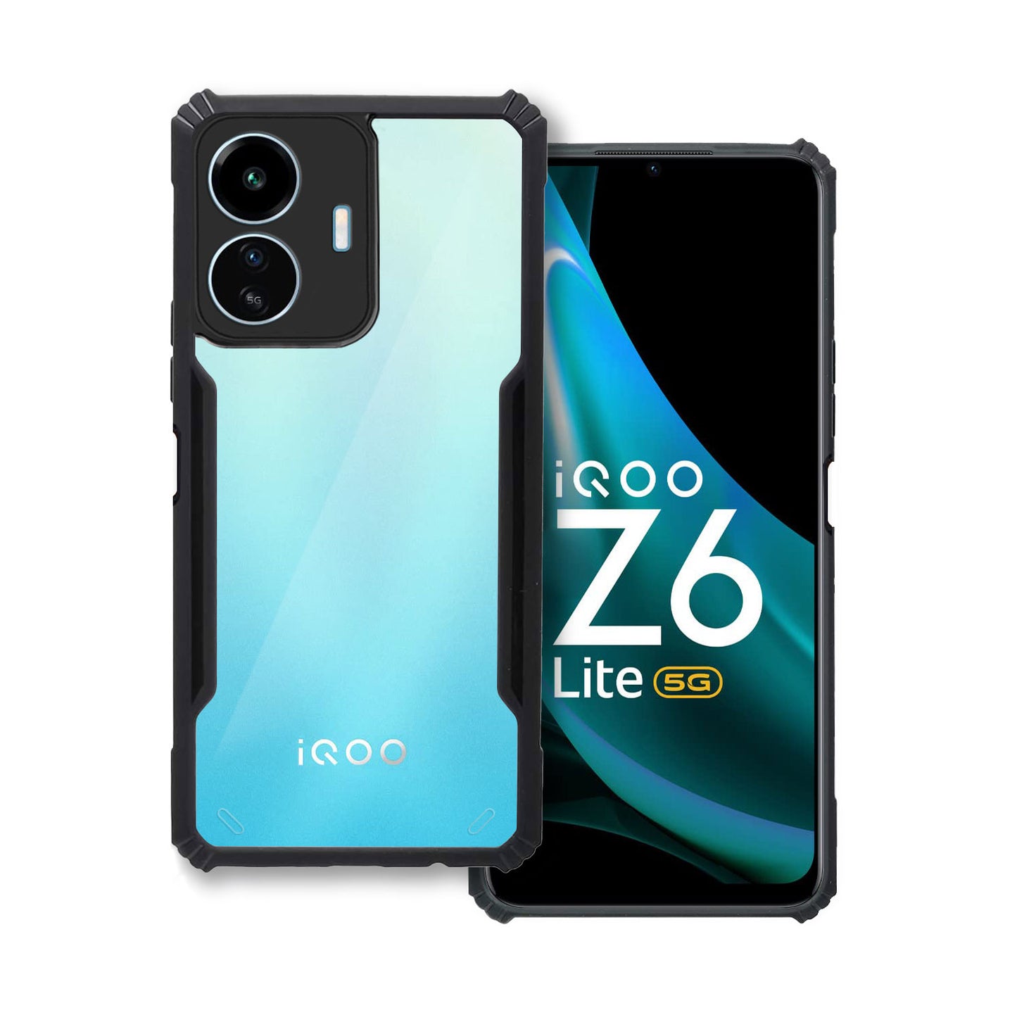 360 Degree Protection Back Cover For Vivo Iqoo Z6 Lite