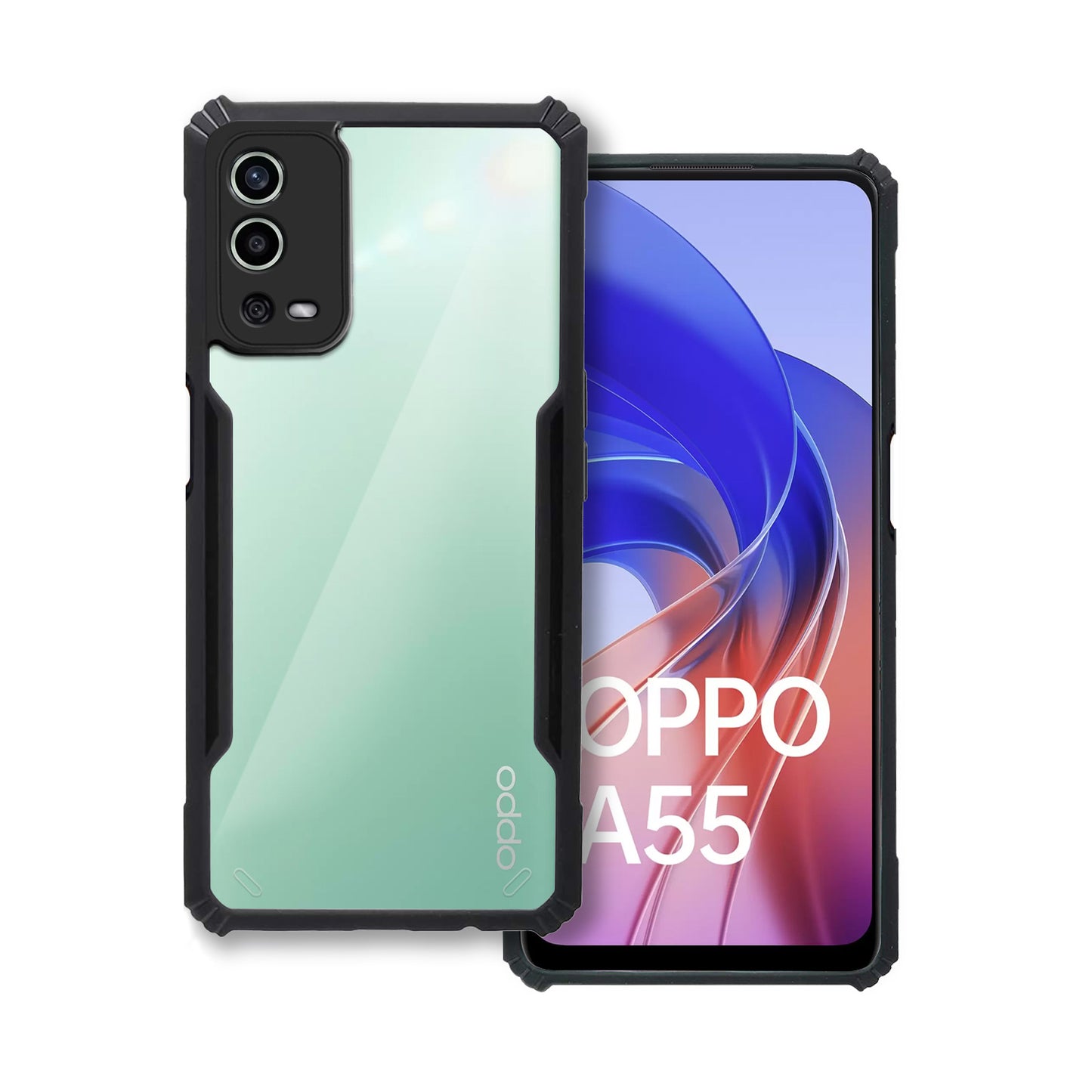 360 Degree Protection Back Cover For Oppo A55 4G