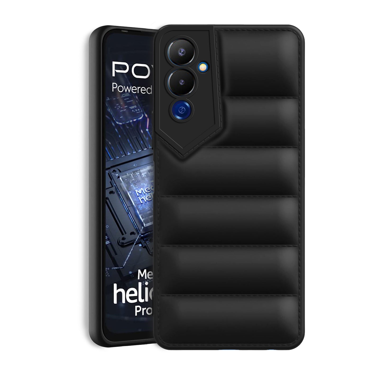 Puffer Back Cover for Tecno Pova 4