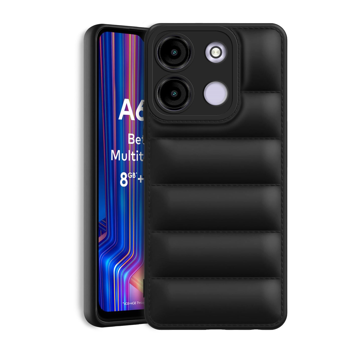 Puffer Back Cover for iTel A60s